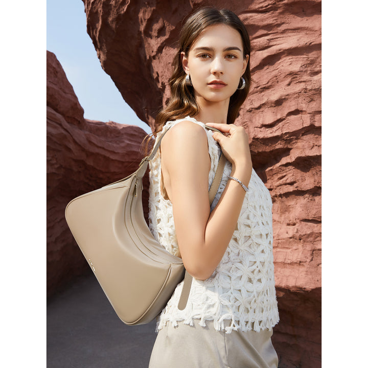 MORAVA Trendy Vegan Leather Hobo Bags