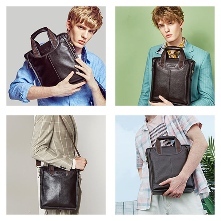 Royal Retro Designer Vertical Leather Crossbody Bag