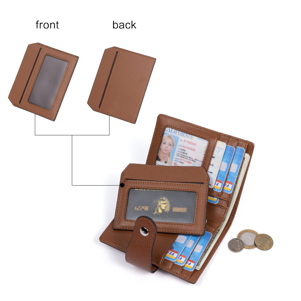 Lnna Hand Tooled Leather Wallet - Genuine Leather