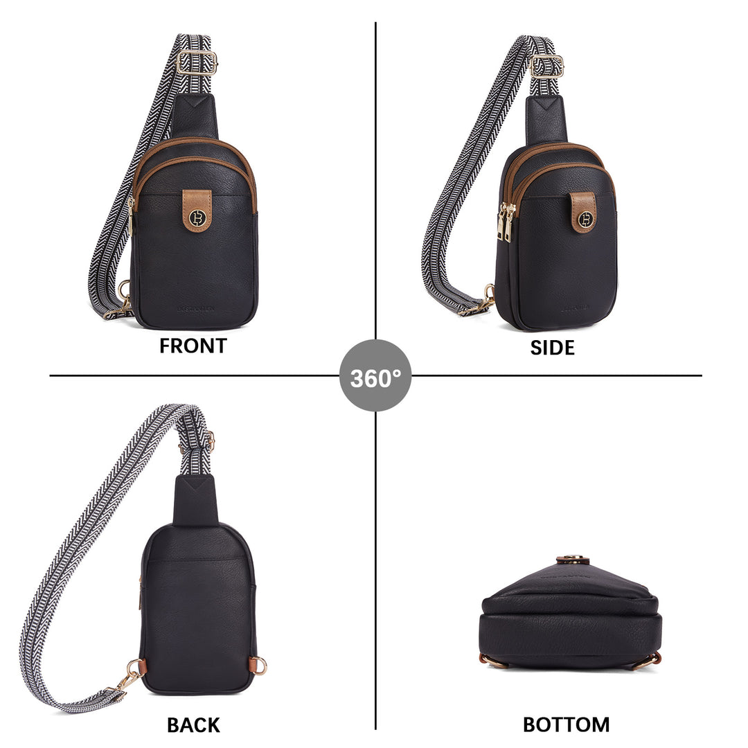 Arrio Reversible Strap Women's Leather Leather Sling Bag