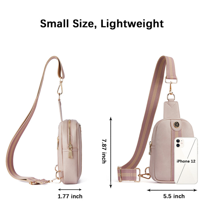 Aurora Removable Patchwork Color Guitar Strap Sling Bag