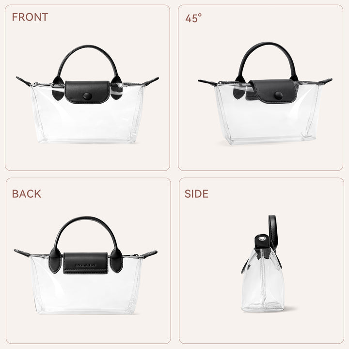 Clear Stadium Approved Crossbody Handbags For Concerts Sports Events