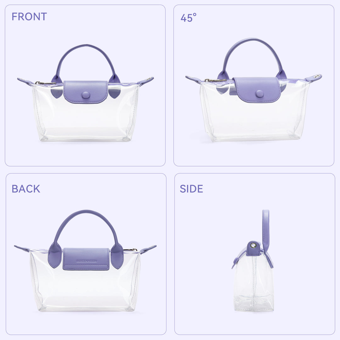 Clear Stadium Approved Crossbody Handbags For Concerts Sports Events