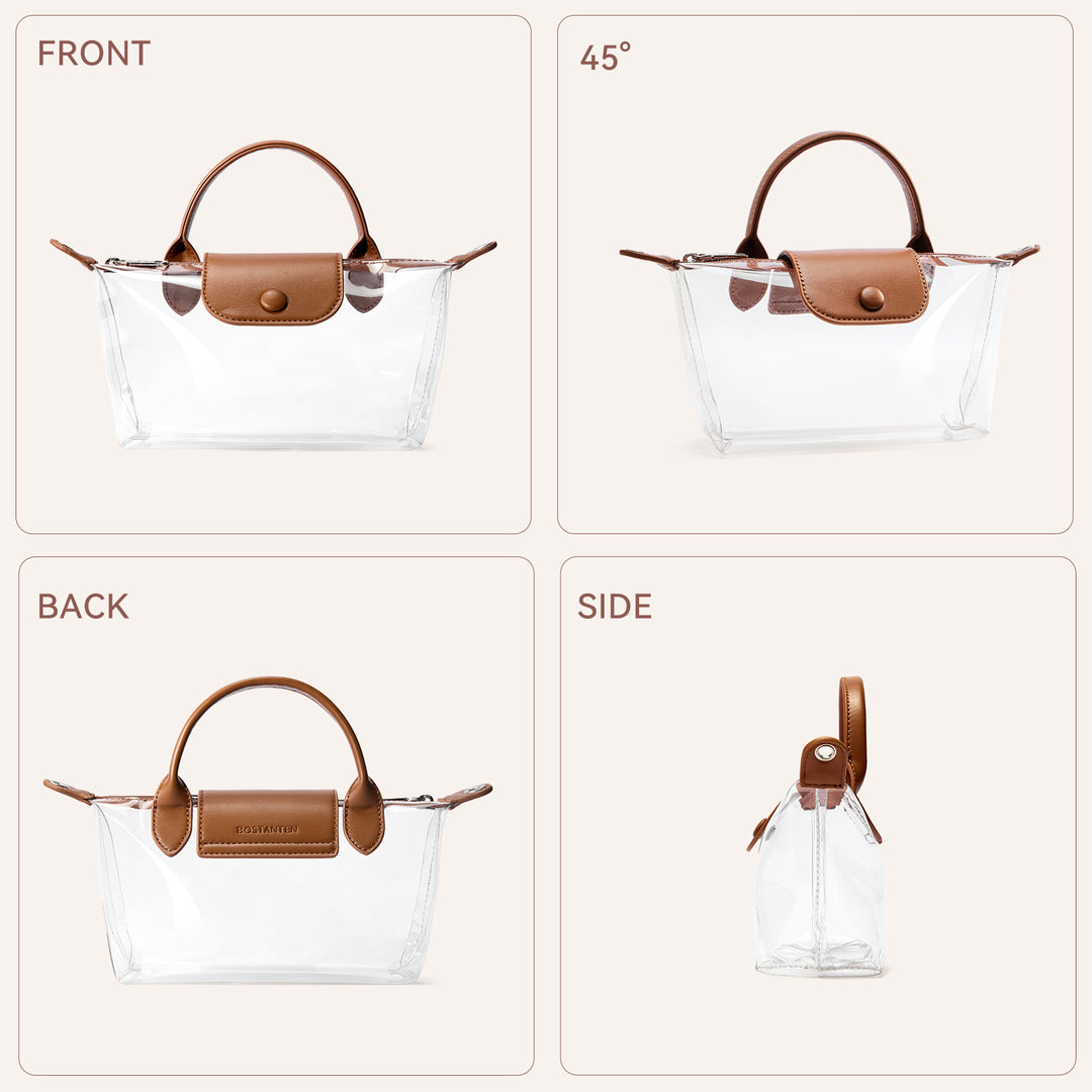 Clear Stadium Approved Crossbody Handbags For Concerts Sports Events