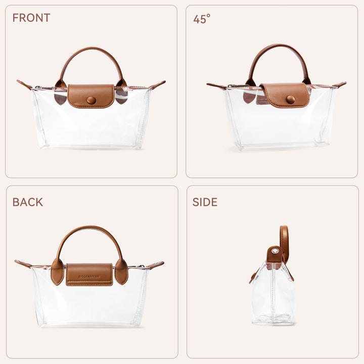 Clear Stadium Approved Crossbody Handbags For Concerts Sports Events