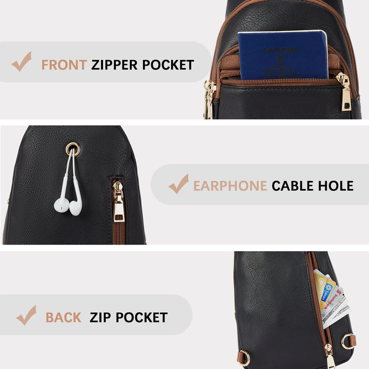 Aurora Beige Street Casual Trapeze Sling Bag