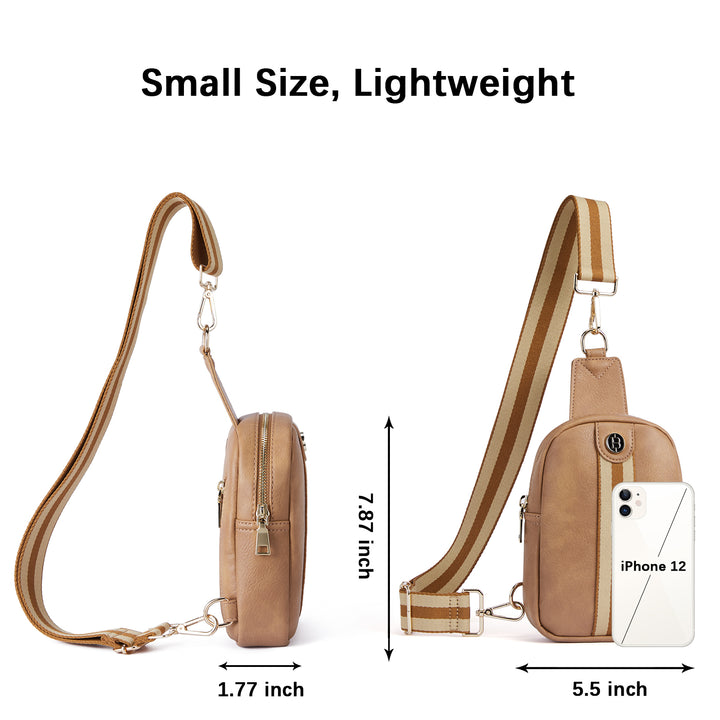 Aurora Removable Patchwork Color Guitar Strap Sling Bag