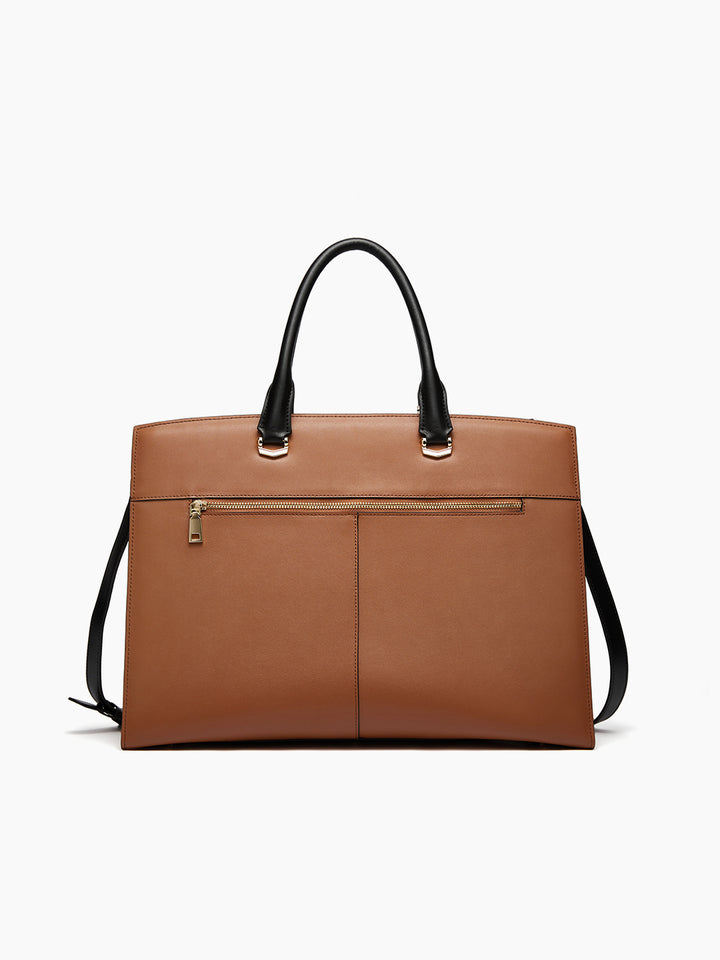 Mizuki Classic Leather Briefcase