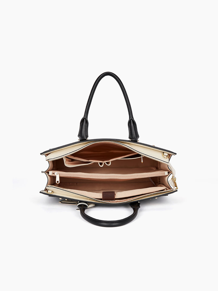 Mizuki Classic Leather Briefcase