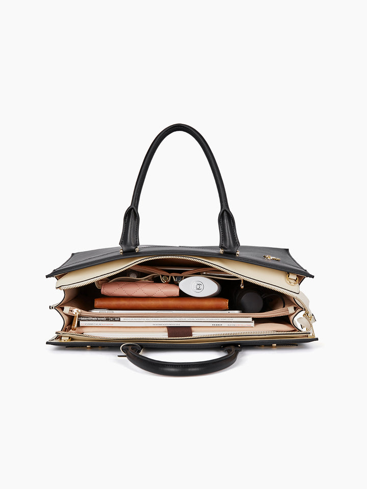 Mizuki Classic Leather Briefcase