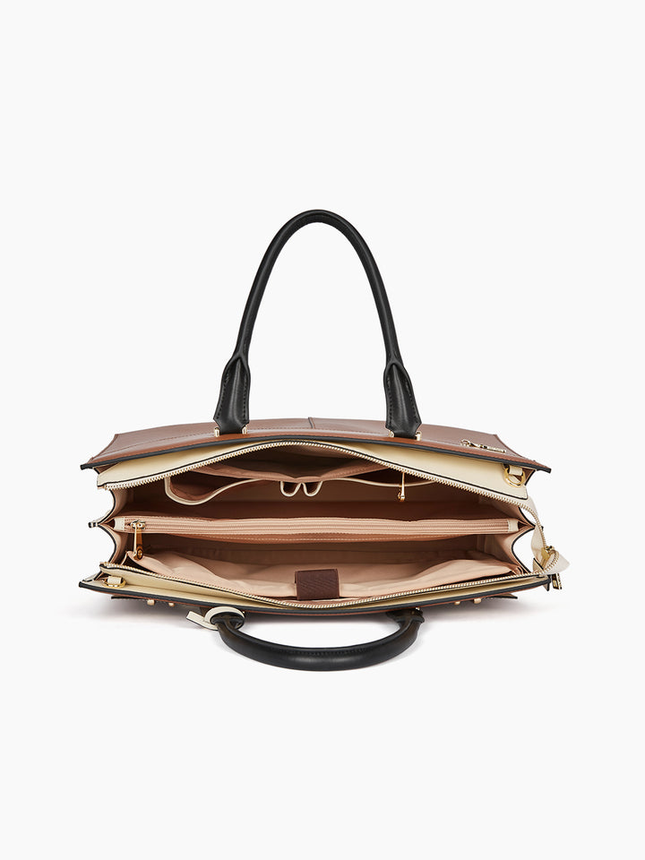 Mizuki Classic Leather Briefcase