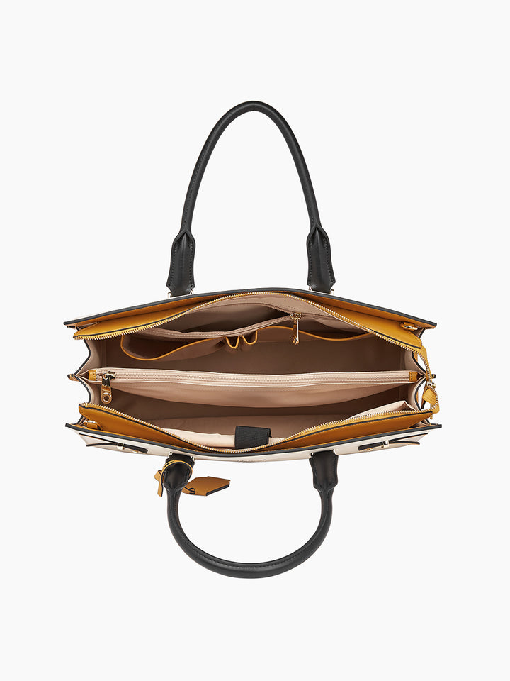 Mizuki Classic Leather Briefcase