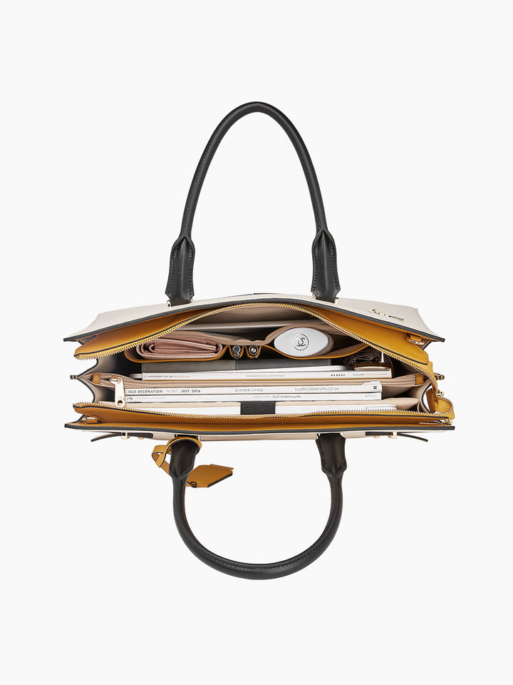 Mizuki Classic Leather Briefcase