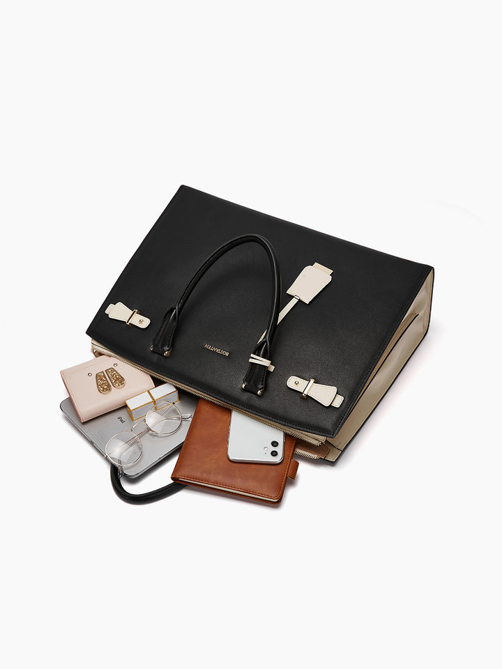 Mizuki Classic Leather Briefcase