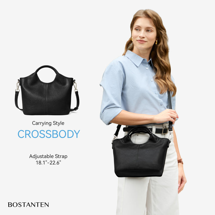 Nevin Vegan Leather Daily Tote Satchel