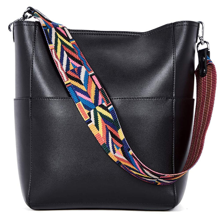 Bucket Bag for Women Vegan Leather | With 2 Shoulder Straps