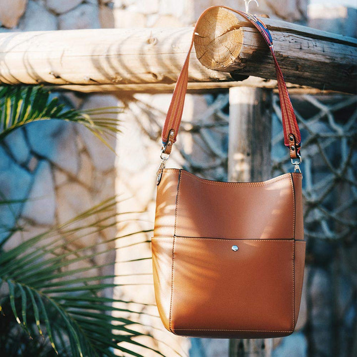 Bucket Bag for Women Vegan Leather | With 2 Shoulder Straps