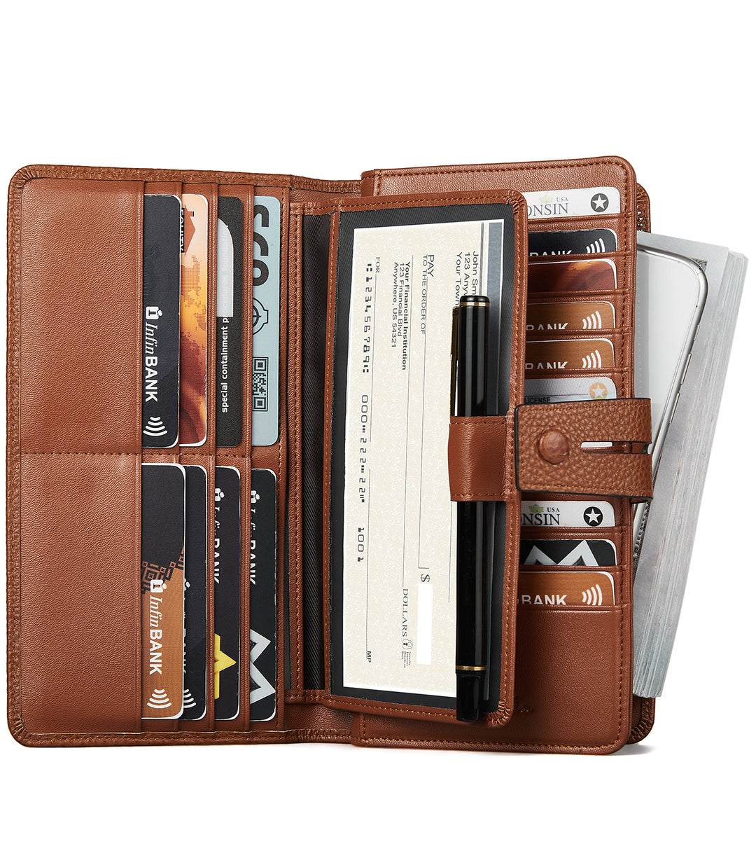 Lnna Checkbook Wallet Cash Cluth Purses —— Superstar - BOSTANTEN