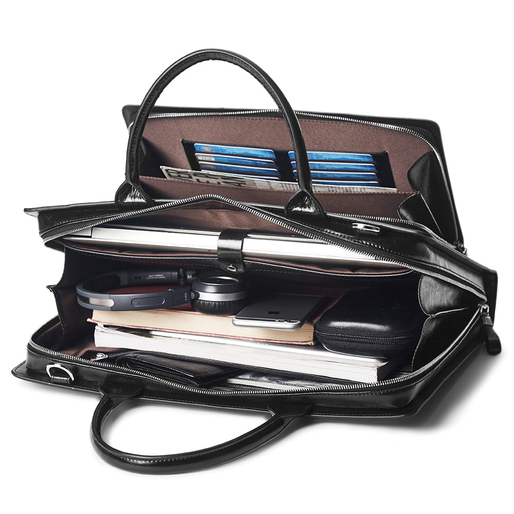 Carol Womens Leather Briefcase —  Capable - BOSTANTEN