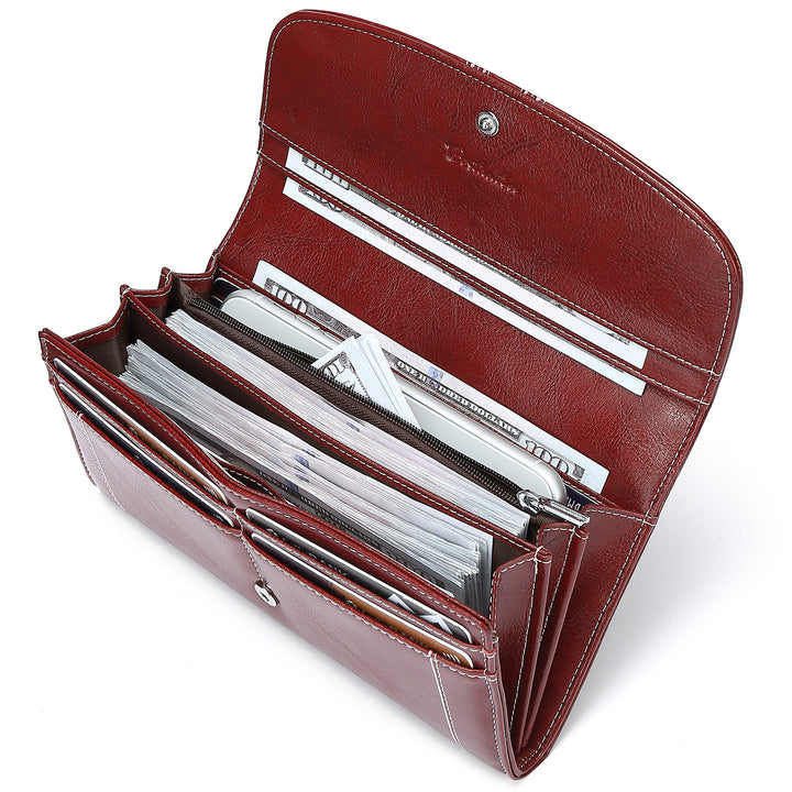 Lomy Designer Checkbook Wallet For Lawyers — Professional Elite - BOSTANTEN