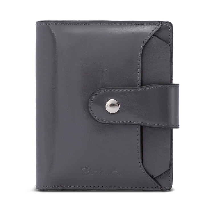 Lnna Hand Tooled Leather Wallet —— Genuine Leather - BOSTANTEN