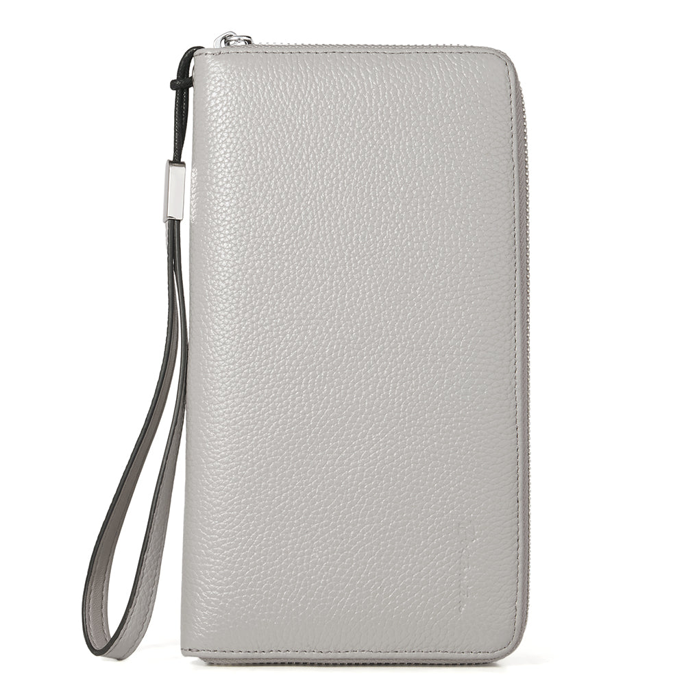Rozenn Wallets With Checkbook Holder —— Zipper - BOSTANTEN