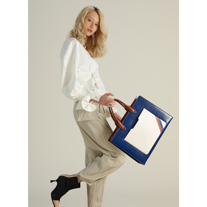 Mizuki  Leather Messenger Bag — Professional handicraft - BOSTANTEN