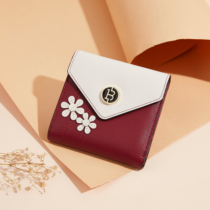 Rozenn Western Checkbook Wallet —— Elegant Patterns - BOSTANTEN