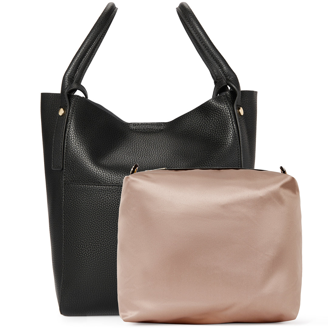 BOSTANTEN Women Handbags Leather Purses Designer Hobo Bucket Tote Bags with Zipper Pouch - BOSTANTEN