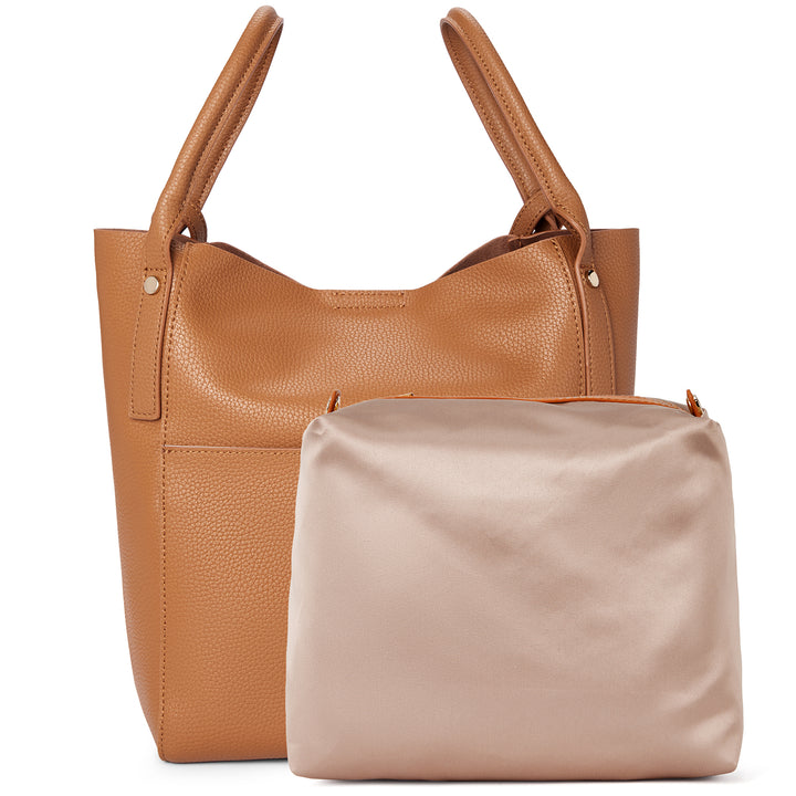 BOSTANTEN Women Handbags Leather Purses Designer Hobo Bucket Tote Bags with Zipper Pouch - BOSTANTEN