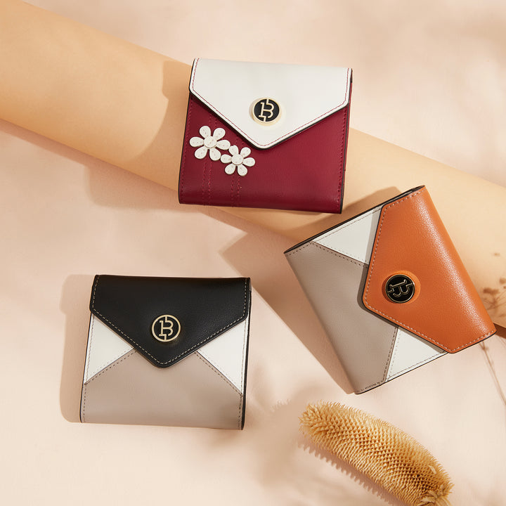 Rozenn Western Checkbook Wallet —— Elegant Patterns - BOSTANTEN