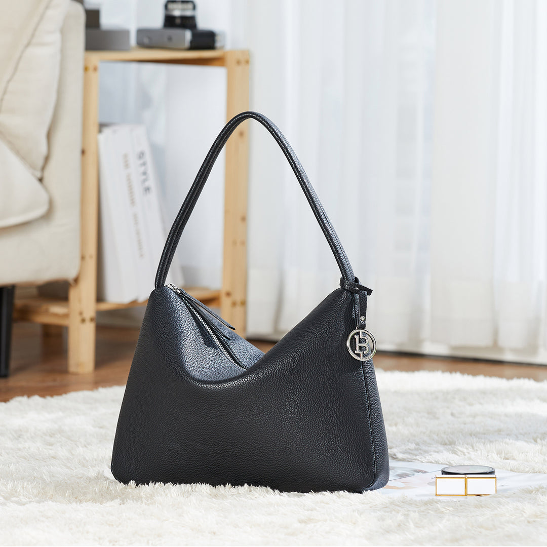 Vegan Leather Hobo Purses for Women Designer Shoulder Bags
