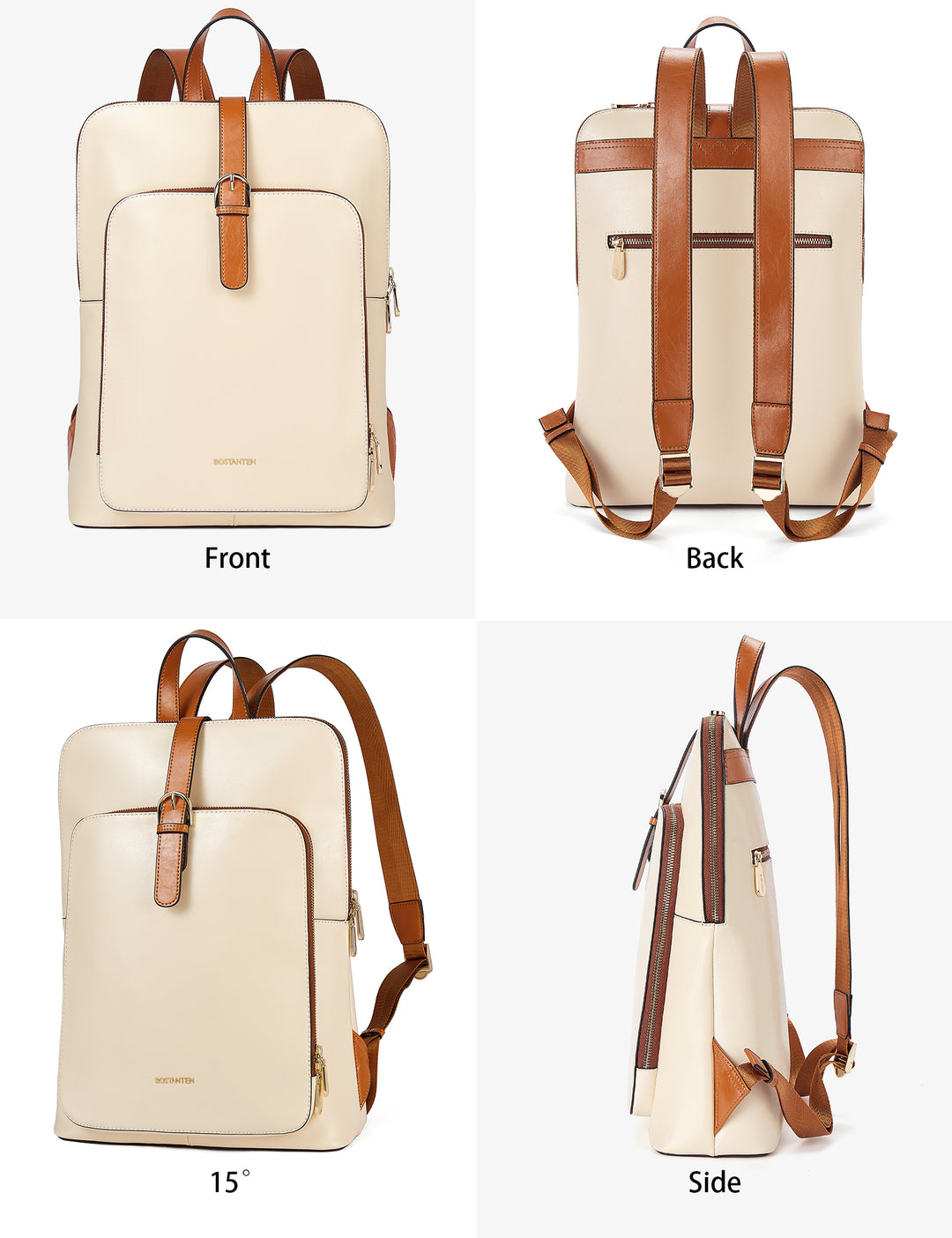 Vrba Leather Backpacks with Laptop Compartments for Women