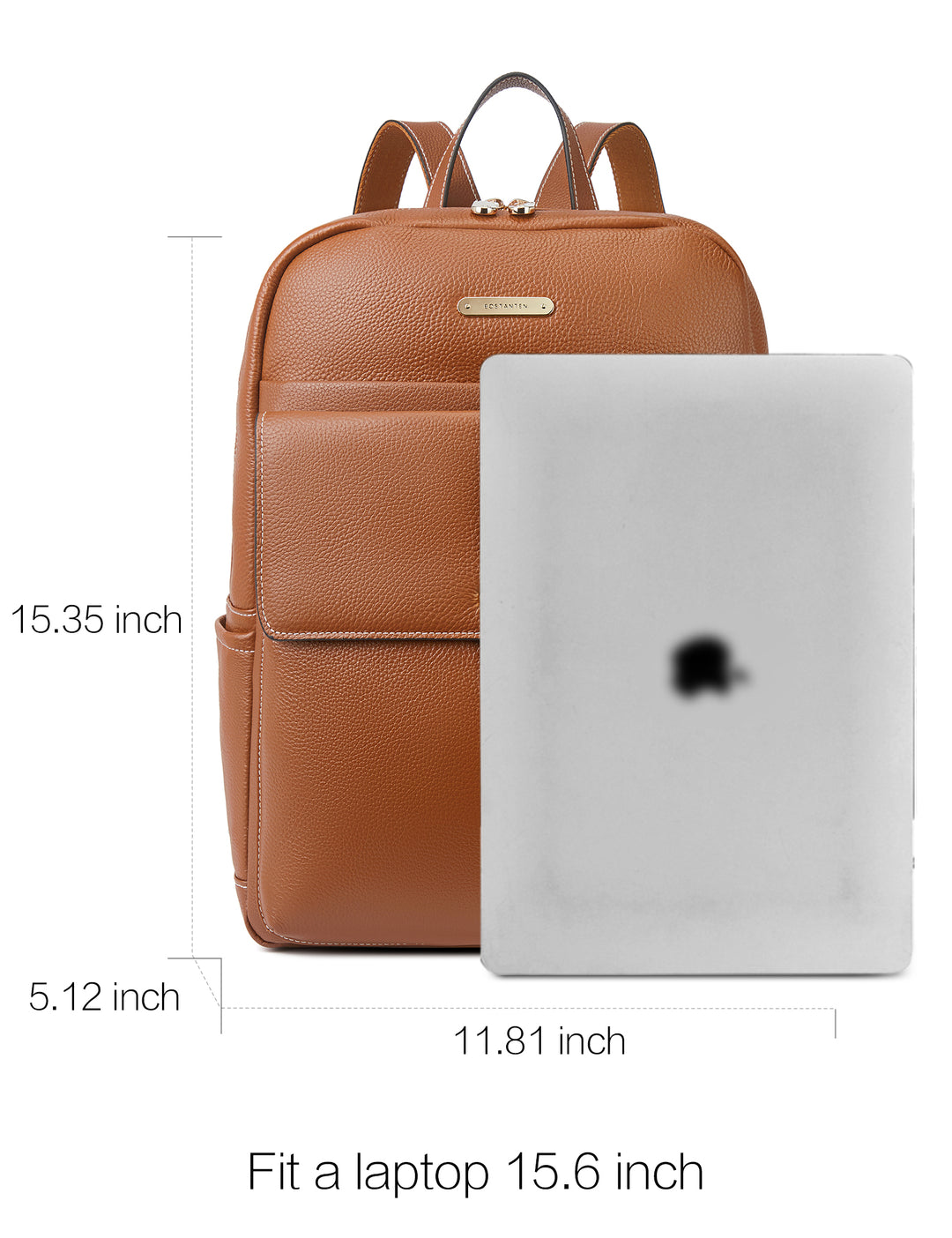 Vallis Professionelle Computertasche aus Leder für Damen 