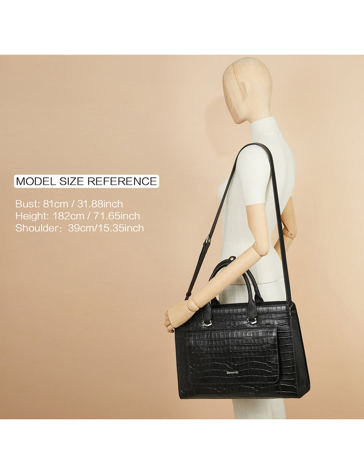 Mizuki Briefcase With Shoulder Strap — Security - BOSTANTEN