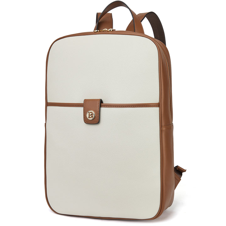 Libe Leather Laptop Backpack for Women  For Travel - BOSTANTEN