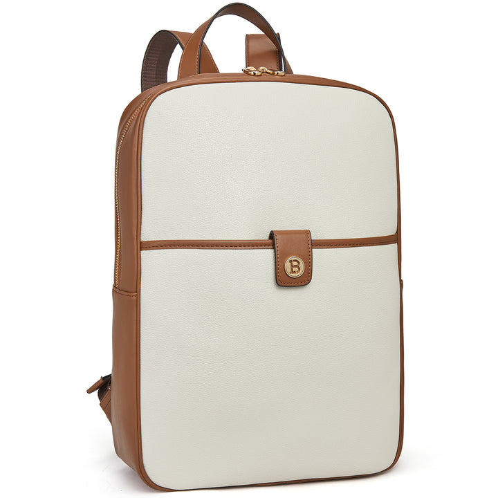 Libe Leather Laptop Backpack for Women  For Travel - BOSTANTEN