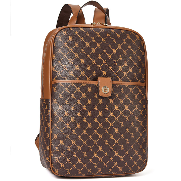 Libe Leather Laptop Backpack for Women  For Travel - BOSTANTEN