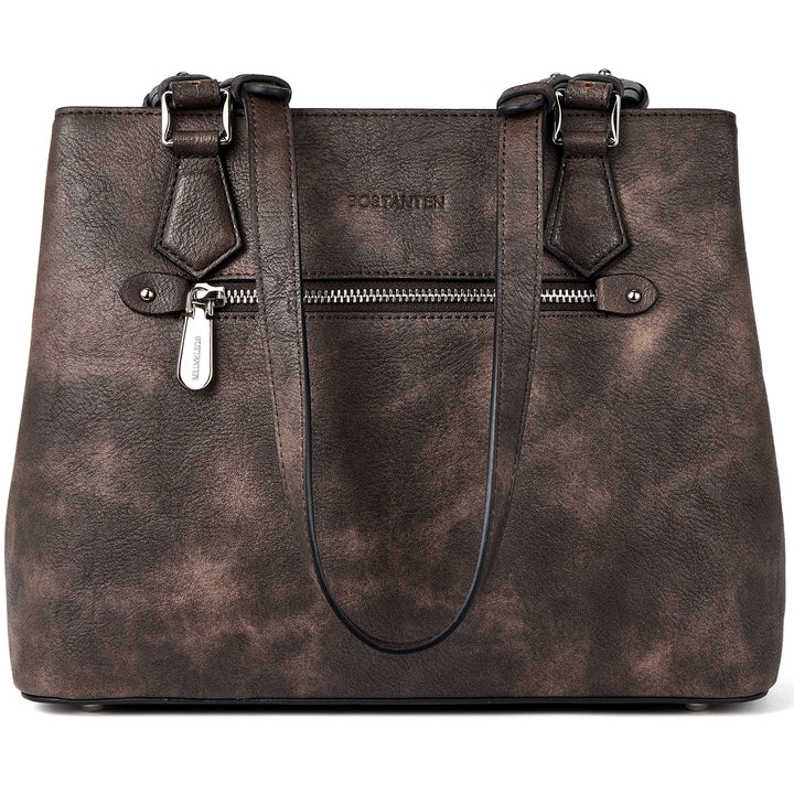 BOSTANTEN Women Handbag Genuine Leather Shoulder Bag Soft Designer Top Handle Purses