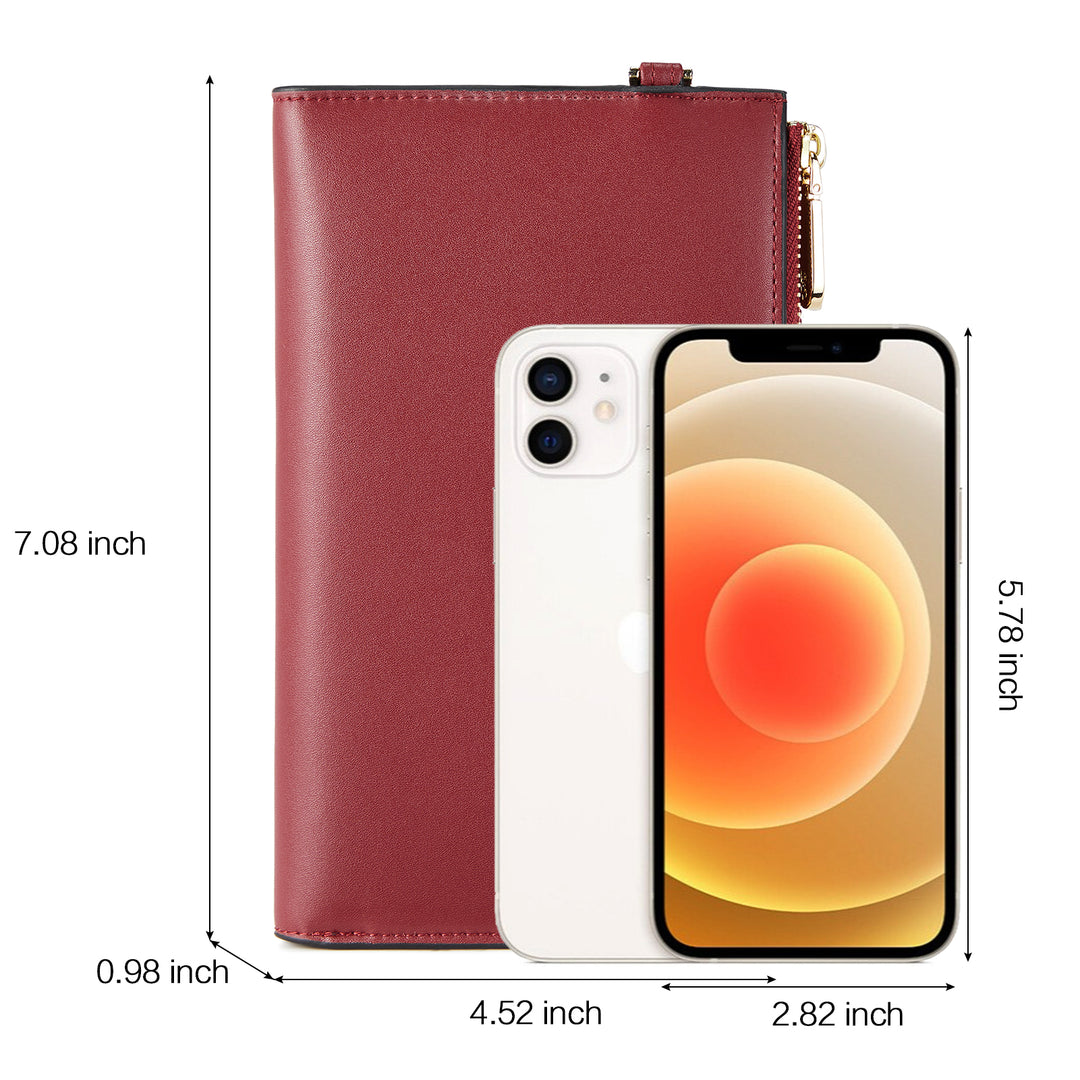 Rozenn  Slim Wallet Leather —— Multi-Function - BOSTANTEN