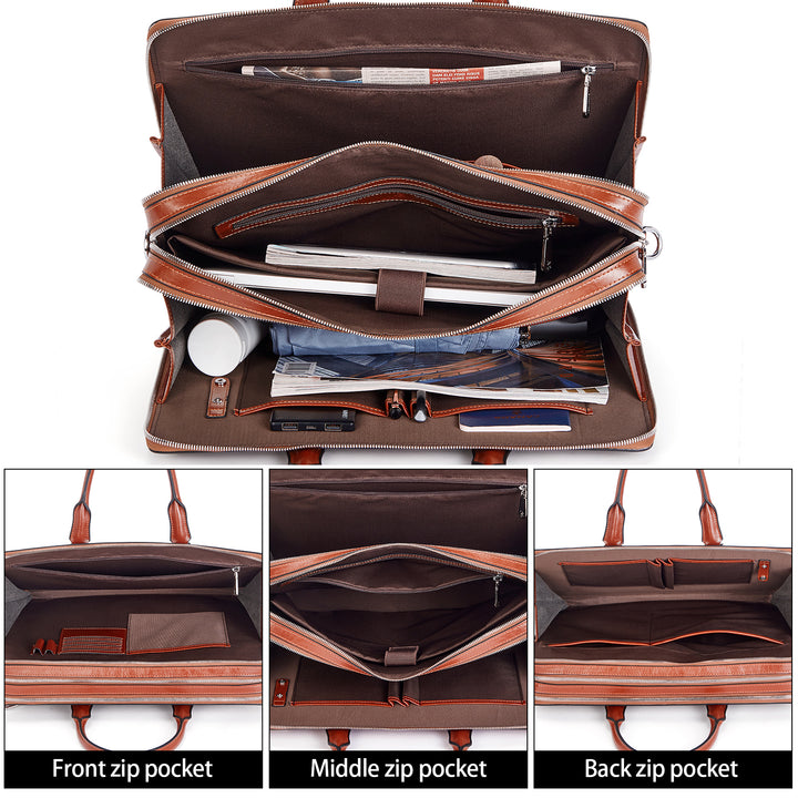 Carol 15.6 Inch Laptop Briefcase — Business Trips