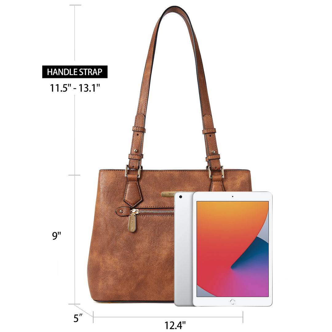 BOSTANTEN Damen Handtasche Kunstleder Schultertasche Weiche Designer Top Griff Geldbörsen 