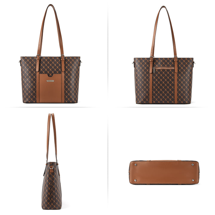 Carol  Women Briefcase  —  Vintage Tote - BOSTANTEN