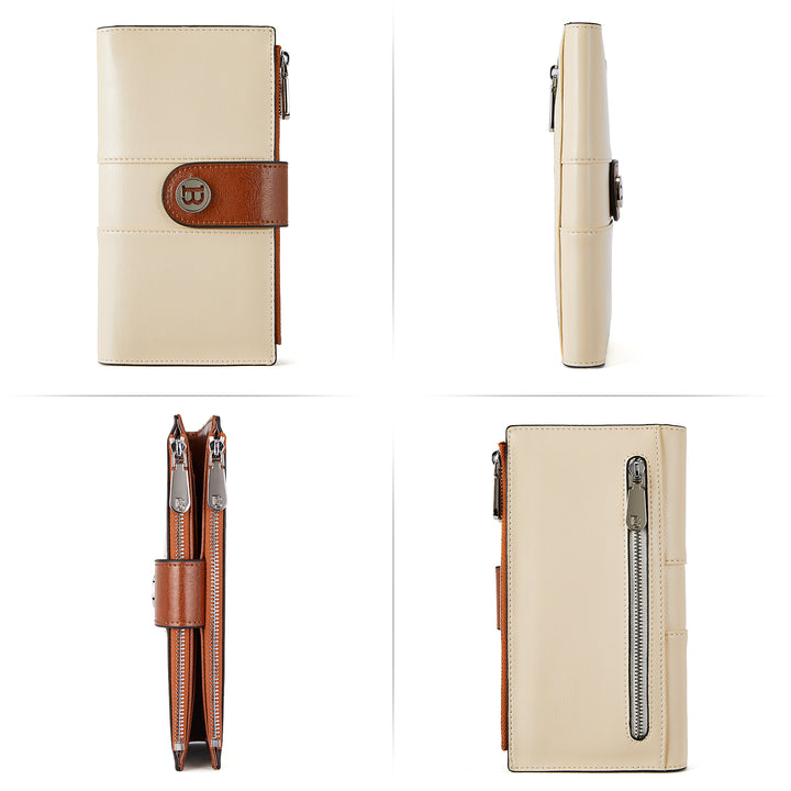 Lomy  Real Leather Wallet Womens — RFID Blocking - BOSTANTEN