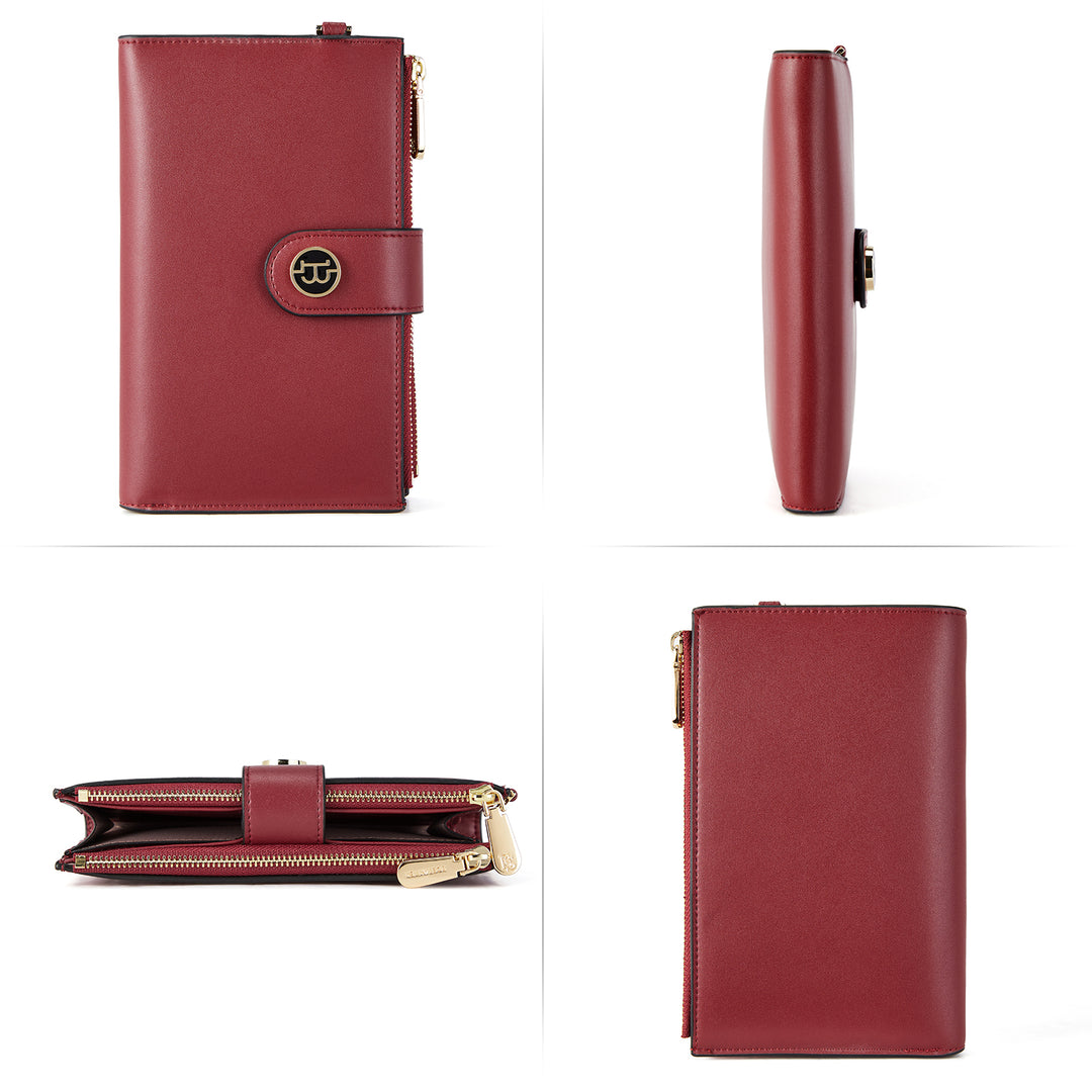 Rozenn  Slim Wallet Leather —— Multi-Function - BOSTANTEN