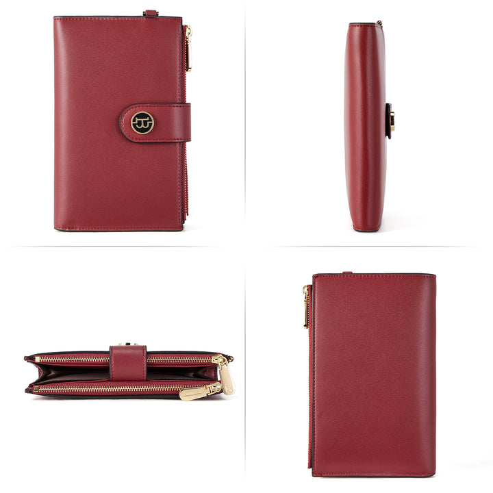 Rozenn  Slim Wallet Leather —— Multi-Function - BOSTANTEN