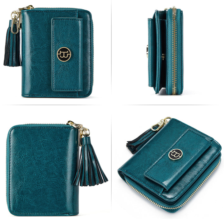 Lomy Small Coin & Card Purse With Tassel — Cowhide - BOSTANTEN