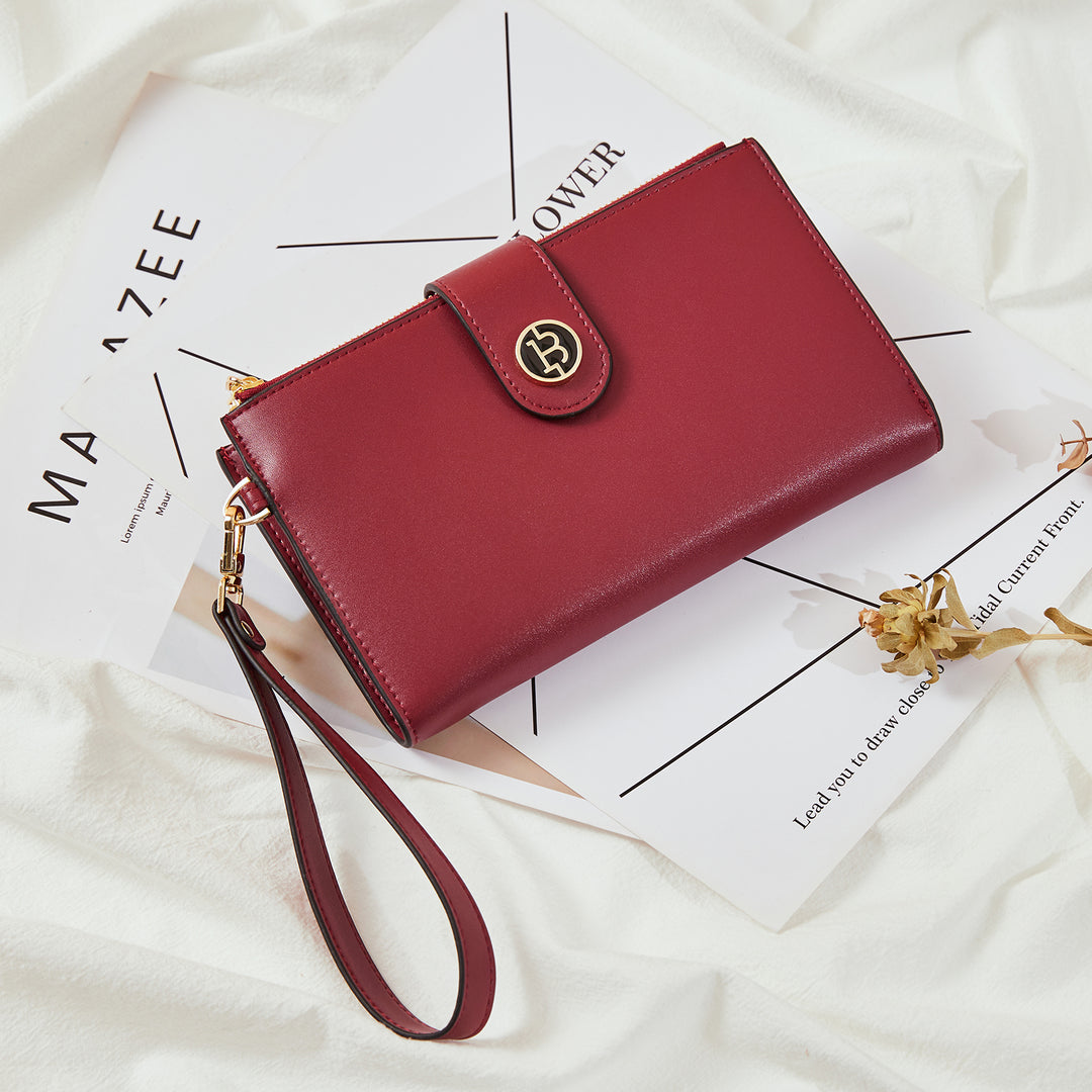 Rozenn  Slim Wallet Leather —— Multi-Function - BOSTANTEN