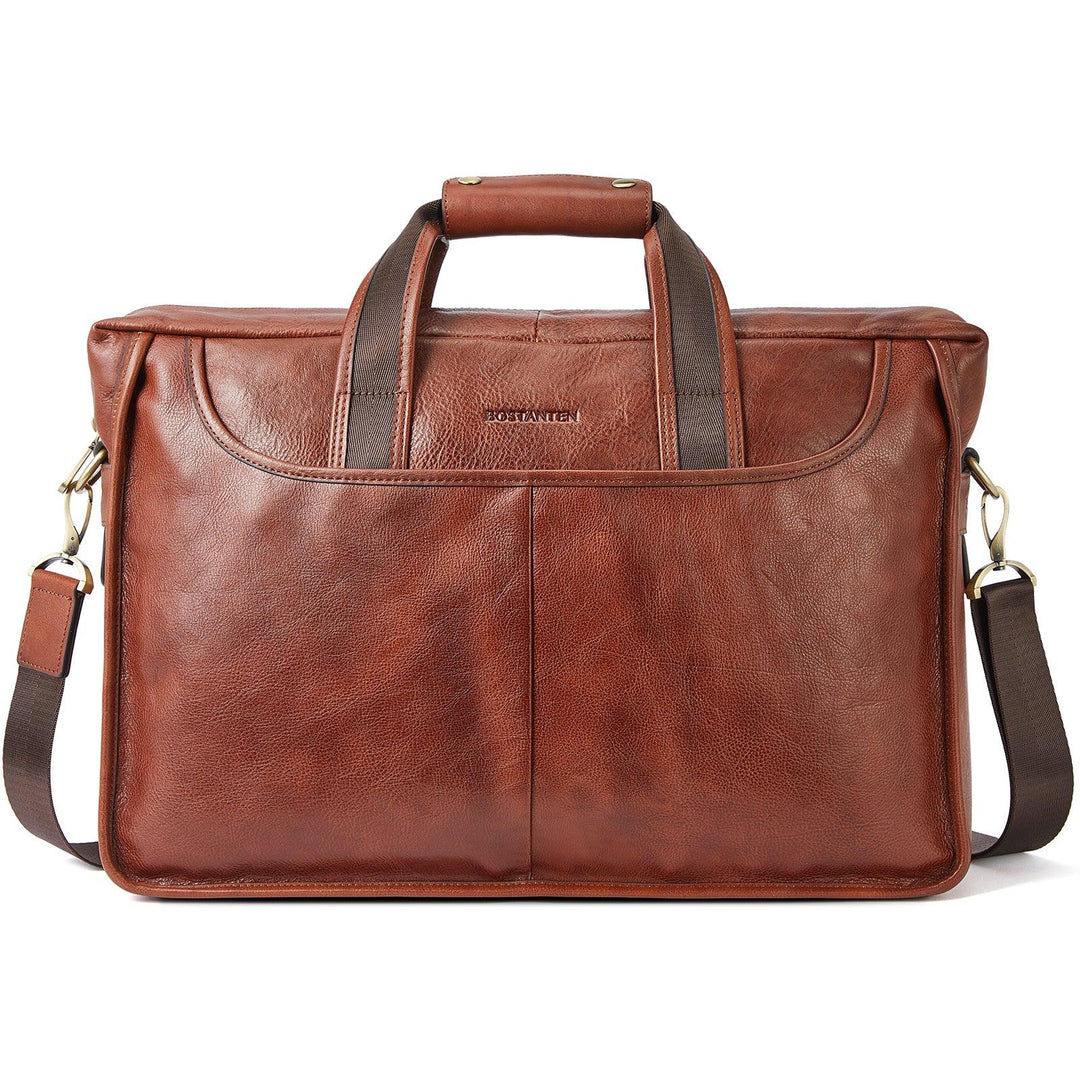 17 inch Men's Briefcase Messenger Bag — Business Lawyer - BOSTANTEN