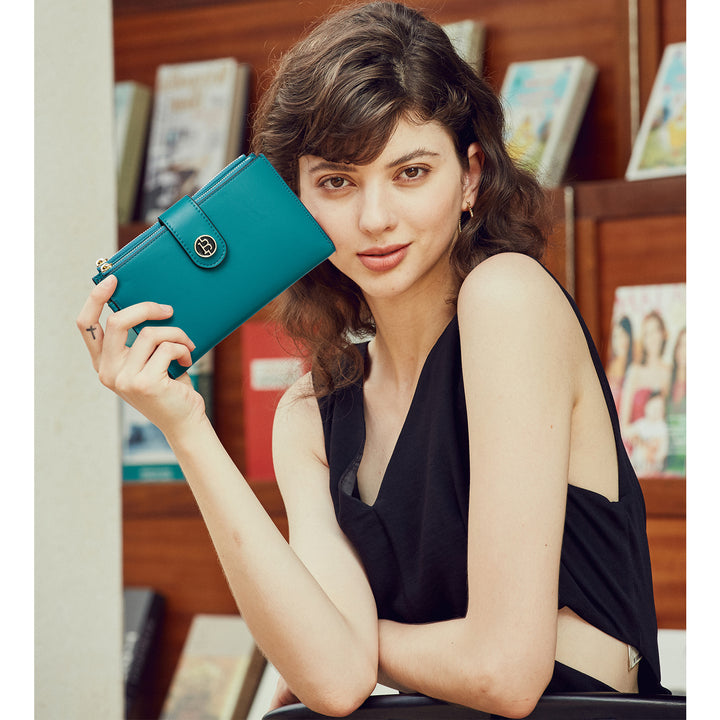 Rozenn  Slim Wallet Leather —— Multi-Function - BOSTANTEN